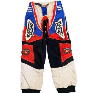 MSR M2R Motocross Pants Mens 32 Red Blue Black Off-Road Racing